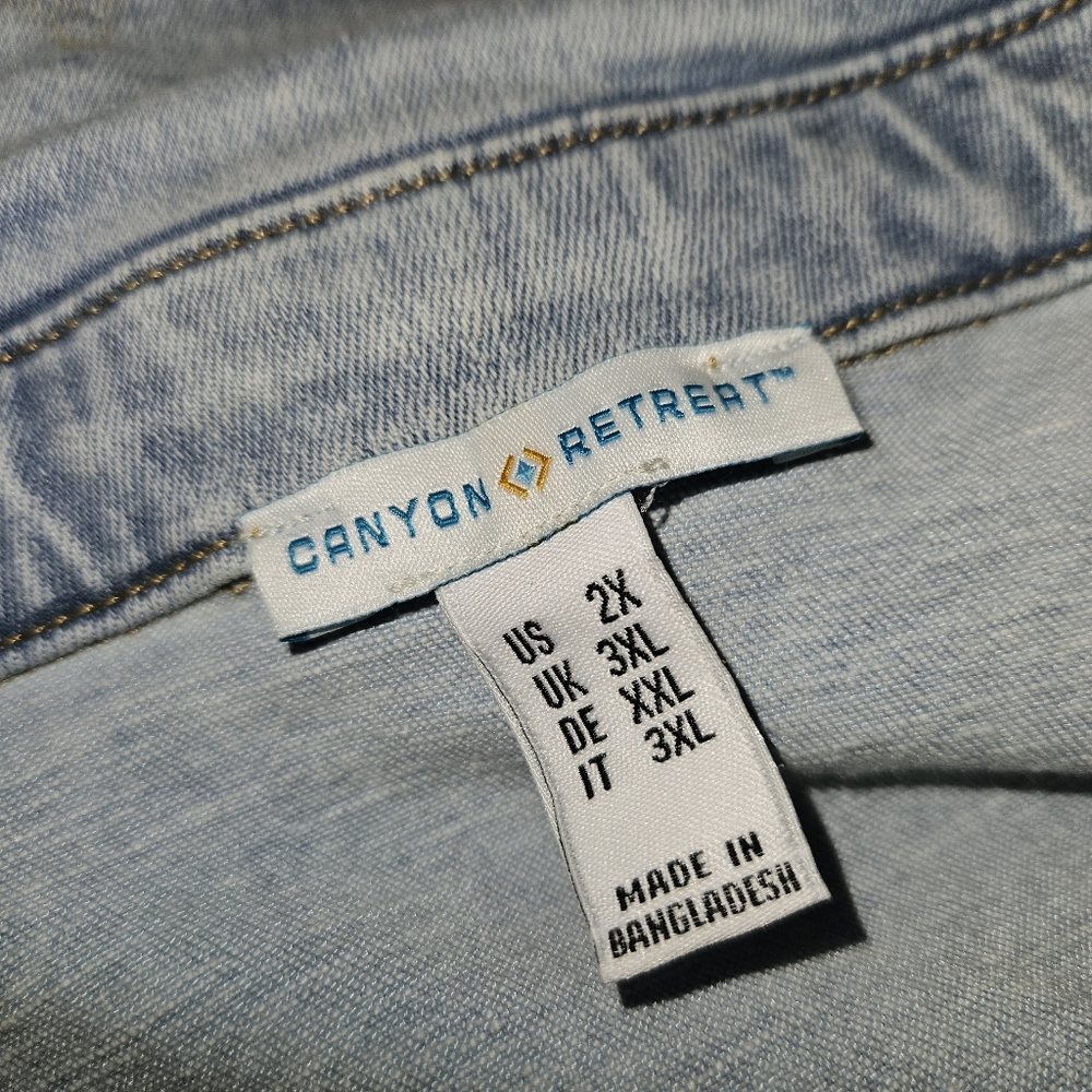NEW Canyon Retreat Ladies JEAN Jacket Sz 2X - Picture 5 of 11